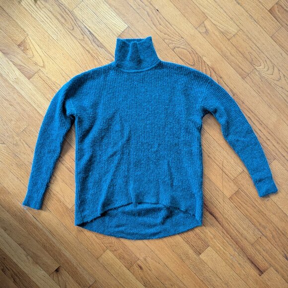 Cozy Teal Madewell Sweater - Picture 3 of 8